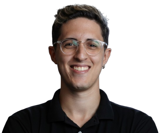 Tela de exemplo de projeto com tema neon e elementos de desenvolvimento web